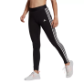 Calça Legging Adidas Essentials 3 Listras Feminina – Preto+branco
