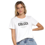 Camiseta Colcci Logo Feminina – Off White