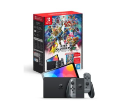 Console Nintendo Switch Oled + Jogo Super Smash Bros Ultimate – Hbgsskacla