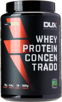 Dux Whey Protein Concentrado Pote (900g) – Sabor Baunilha