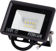 Foxlux Refletor Led 10w 6500k Preto Bivolt