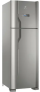 Geladeira Electrolux Frost Free 371L Turbo Congelamento Duplex Cor Inox (DFX41)