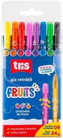 Giz Retrátil Fruits – 8 Cores E Cheiros Sortidos – Tris