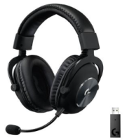 Headset Gamer Sem Fio Logitech G Pro X Wireless Lightspeed 7.1 Dolby Surround, Blue Voice, Drivers Pro-g 50 Mm – 981-000906