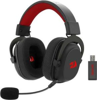 Headtset Gamer Redragon Zeus Pro, Surround 7.1, Cabo Usb-c Removível, Wireless, C/microfone, Preto – H510-pro