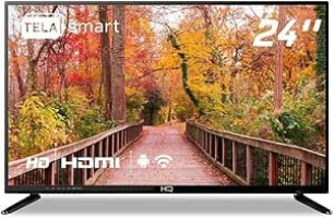 HQ Smart TV LED 24″ 2 HDMI 2 USB WI-FI Androind 11 e Processador Quad Core