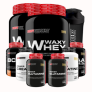 Kit 2x Whey Waxy Whey 900g + 2x Bcaa 100g + 2x Creatina 100g + 2x Glutamin 100g + Coq – Bodybuilders