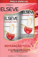 Kit L’Oréal Paris Shampoo 400ml + Condicionador 400ml Elseve Reparação Total 5.