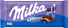 Milka Oreo Sandwich – Chocolate Recheado, 92G