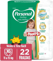 Personal Fralda Baby Total Protect Pants Extra G 08X22Pads