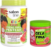 Salon Line, Kit Melancia Com Creme Para Pentear E Gelatina