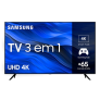 Samsung Smart Tv 65 Polegadas Uhd 4k 65cu7700 2023 Processador Crystal 4k Gaming Hub Visual Livre De Cabos Tela Sem Limites Alexa Built In