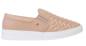 Slip On Vizzano Matelassê Feminino – Bege