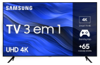 Smart Tv 75” Uhd 4k 75cu7700 Preto Bivolt Samsung