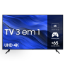Smart Tv Samsung 55″ Uhd 4k 55cu7700 2023, Processador Crystal 4k, Gaming Hub Tela Sem Limites 55″