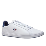 Tênis Couro Lacoste Court Sneakers Masculino – Branco+marinho