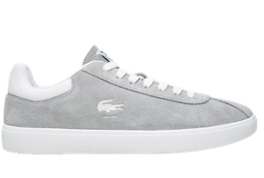 Tênis Lacoste Baseshot I Masculino – Cinza+Branco