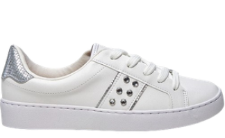 Tênis Vizzano Tira Pronta Strass Feminino – Branco