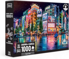 Tóquio Neon – Quebra-cabeça – 1000 peças – Toyster Brinquedos