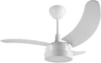 Ventilador Búzios Max Com Lustre LED 3P, Tron, Branco, 127 V