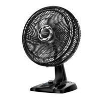 Ventilador De Mesa 40cm Mondial Turbo Vt40nb Com 8 Pás, 3 Velocidades – Preto E Prata – 110v