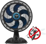 Ventilador De Mesa Repelente Líquido Desmontável Arno Xtreme Force Breeze 40cm Vb55 220v